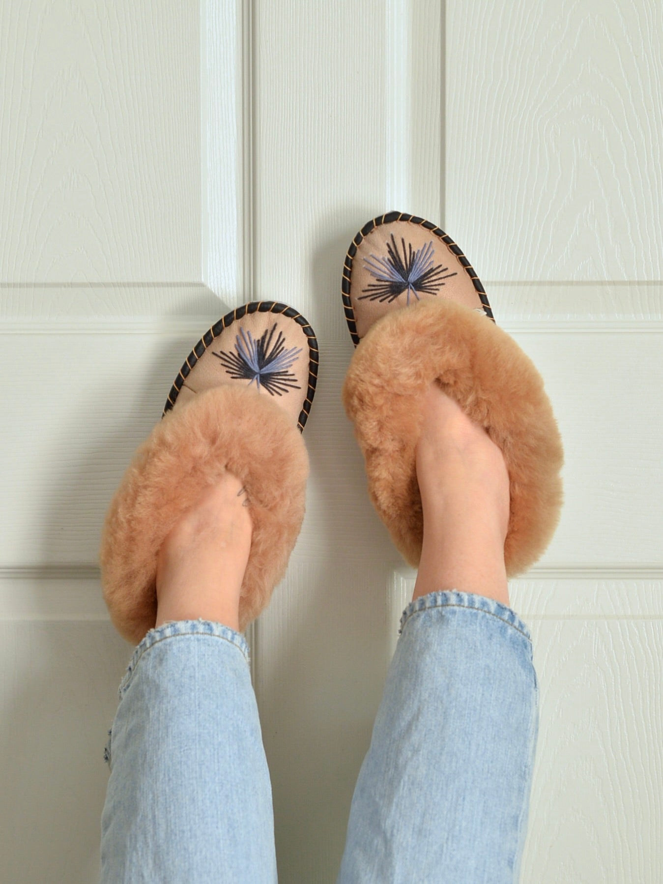 シープスキン ルームシューズ