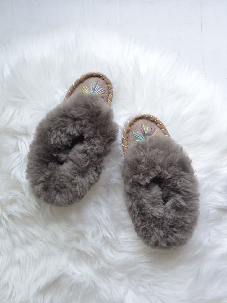 Kids シープスキン ルームシューズ (約18cm)