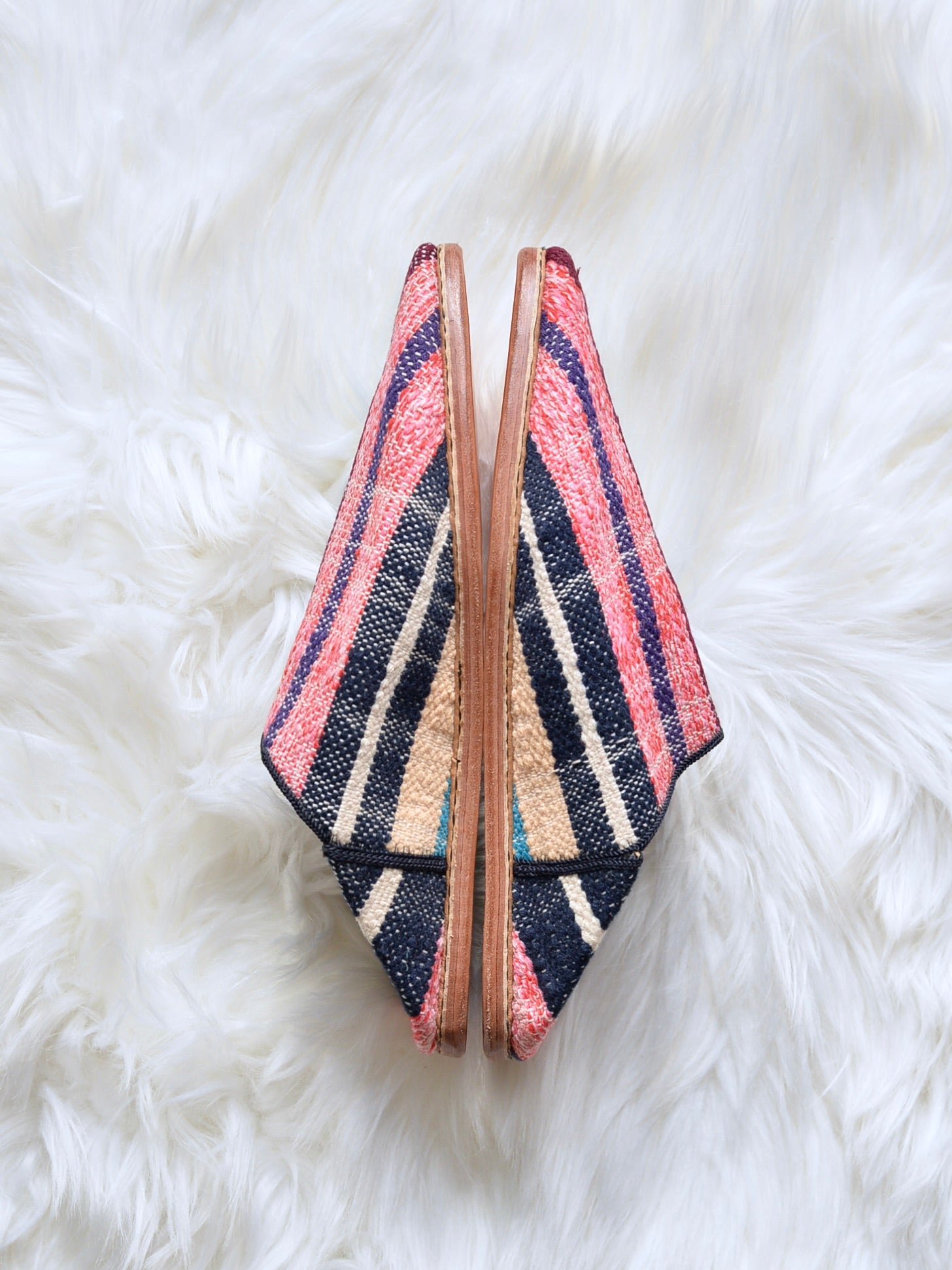 ヴィンテージHIKE 外履きバブーシュ(約24cm)