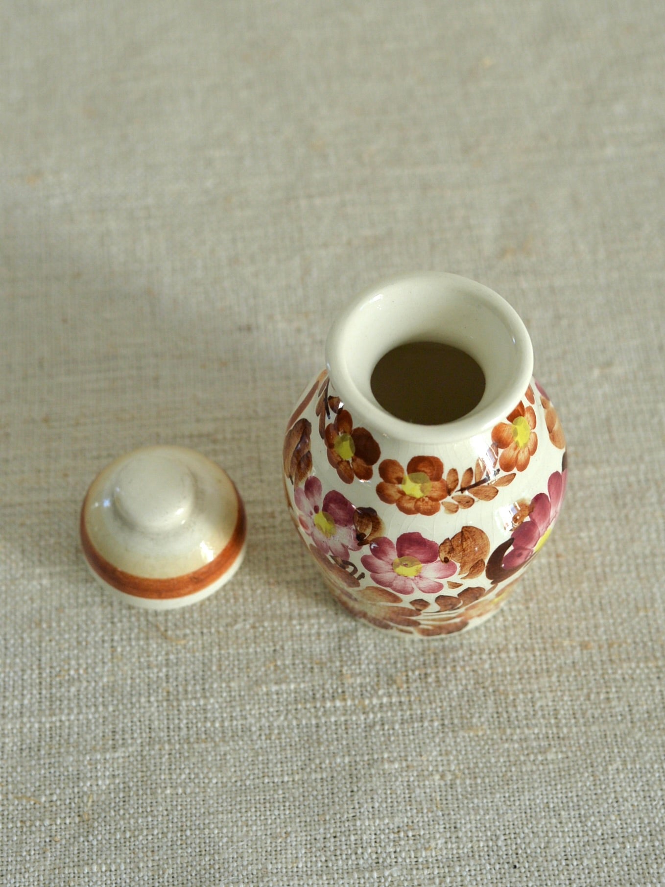 ヴィンテージ ヴウォツワヴェク陶器 ポット フラワーベース