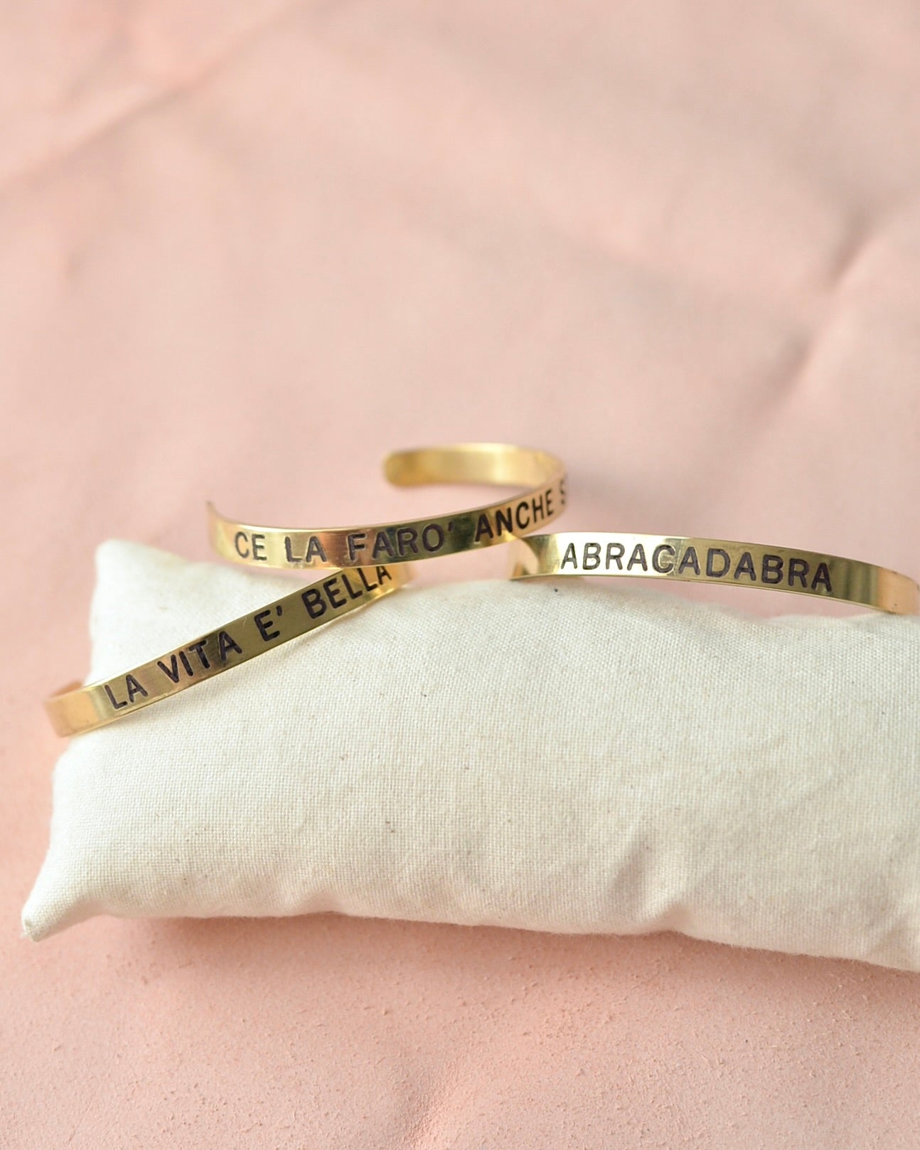 刻印入り 真鍮 バングル