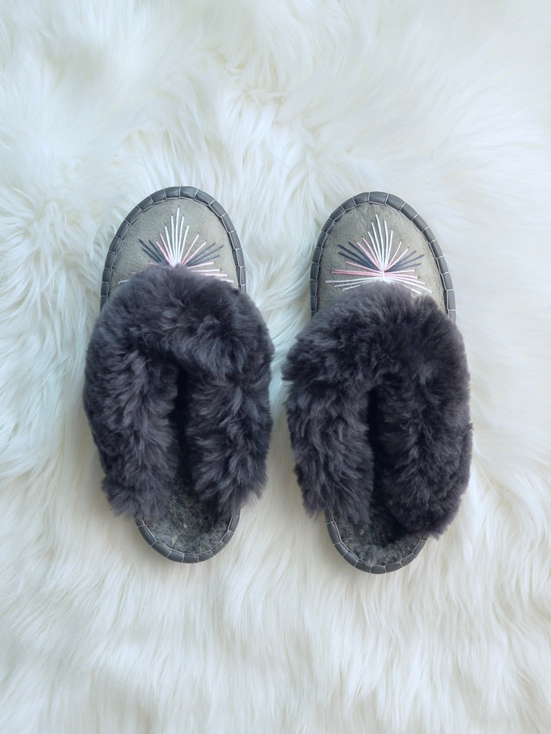 シープスキン ルームシューズ【スリッパタイプ】