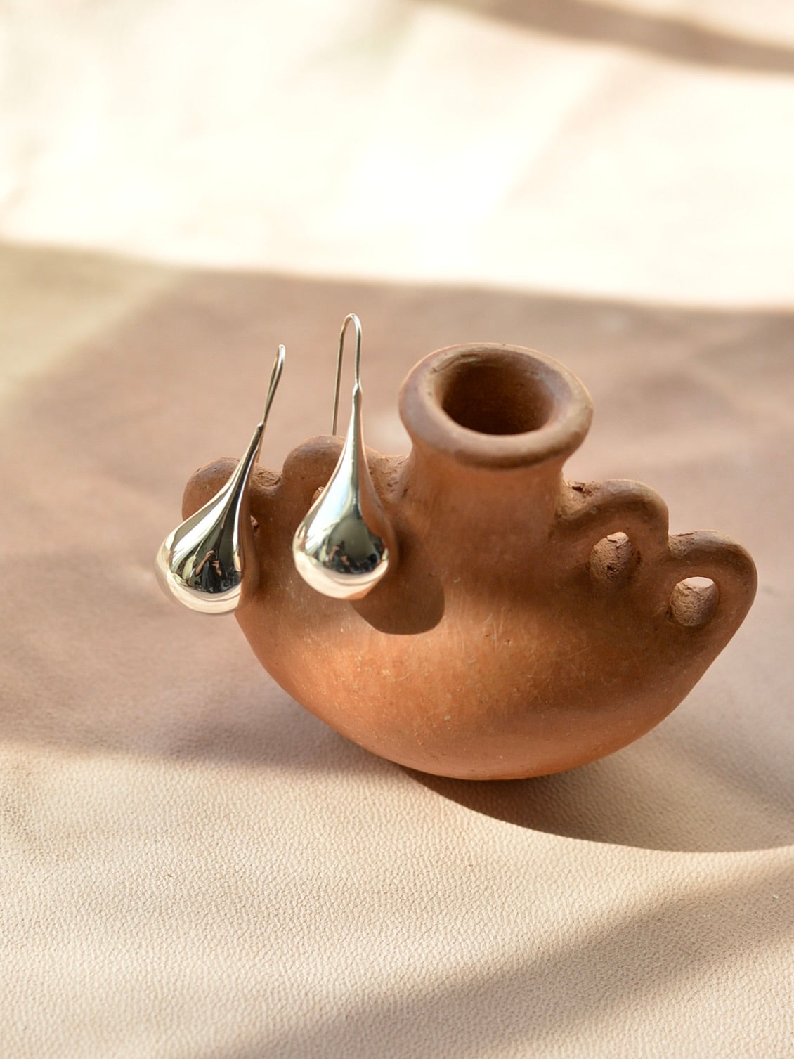 Mexican Silver925 ティアドロップピアス