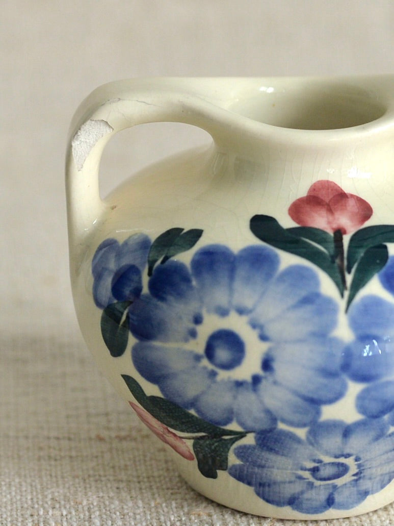 ヴィンテージ ヴウォツワヴェク陶器 フラワーベース