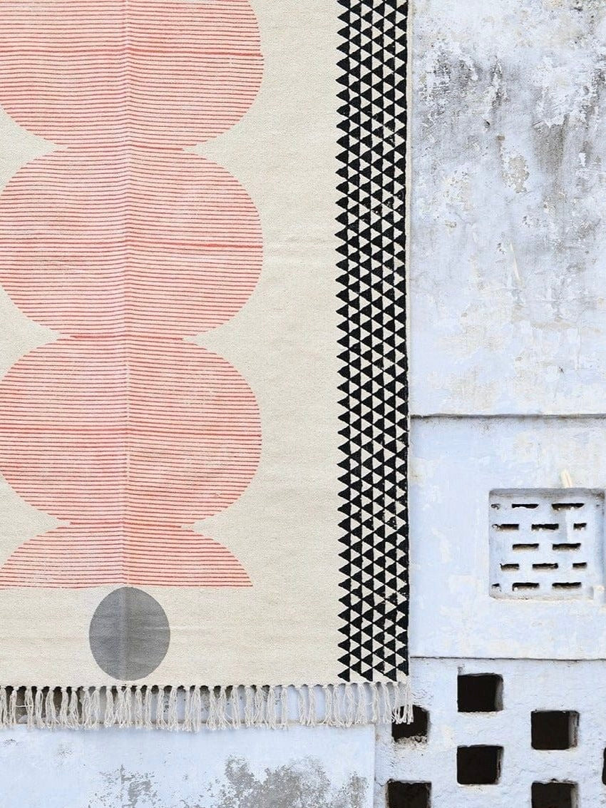 ハンドブロックプリント コットンラグ – NOZZI BAZZAR