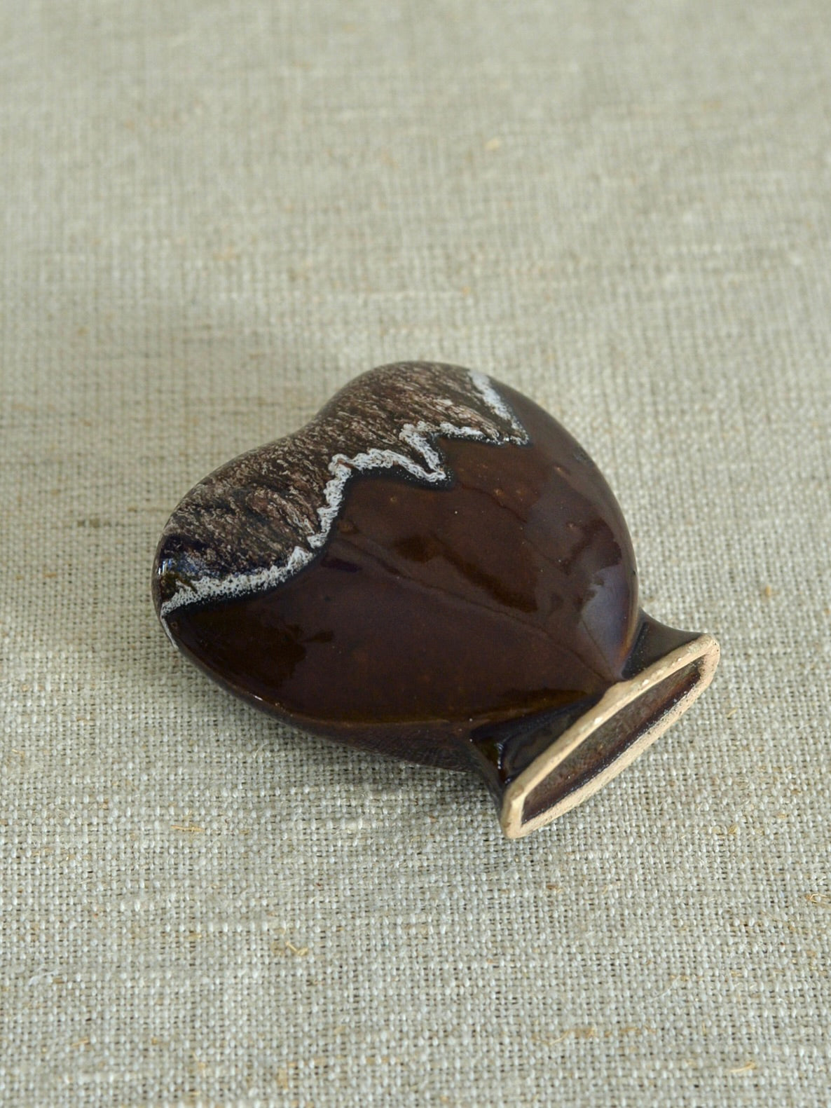 ヴィンテージ ハート フラワーベース