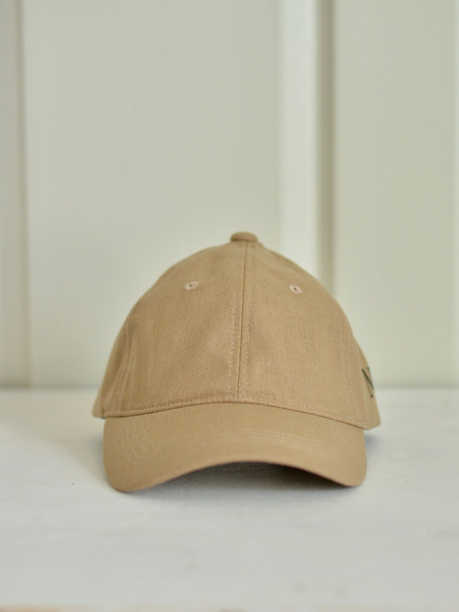 コットン&リネン サイドロゴ キャップ