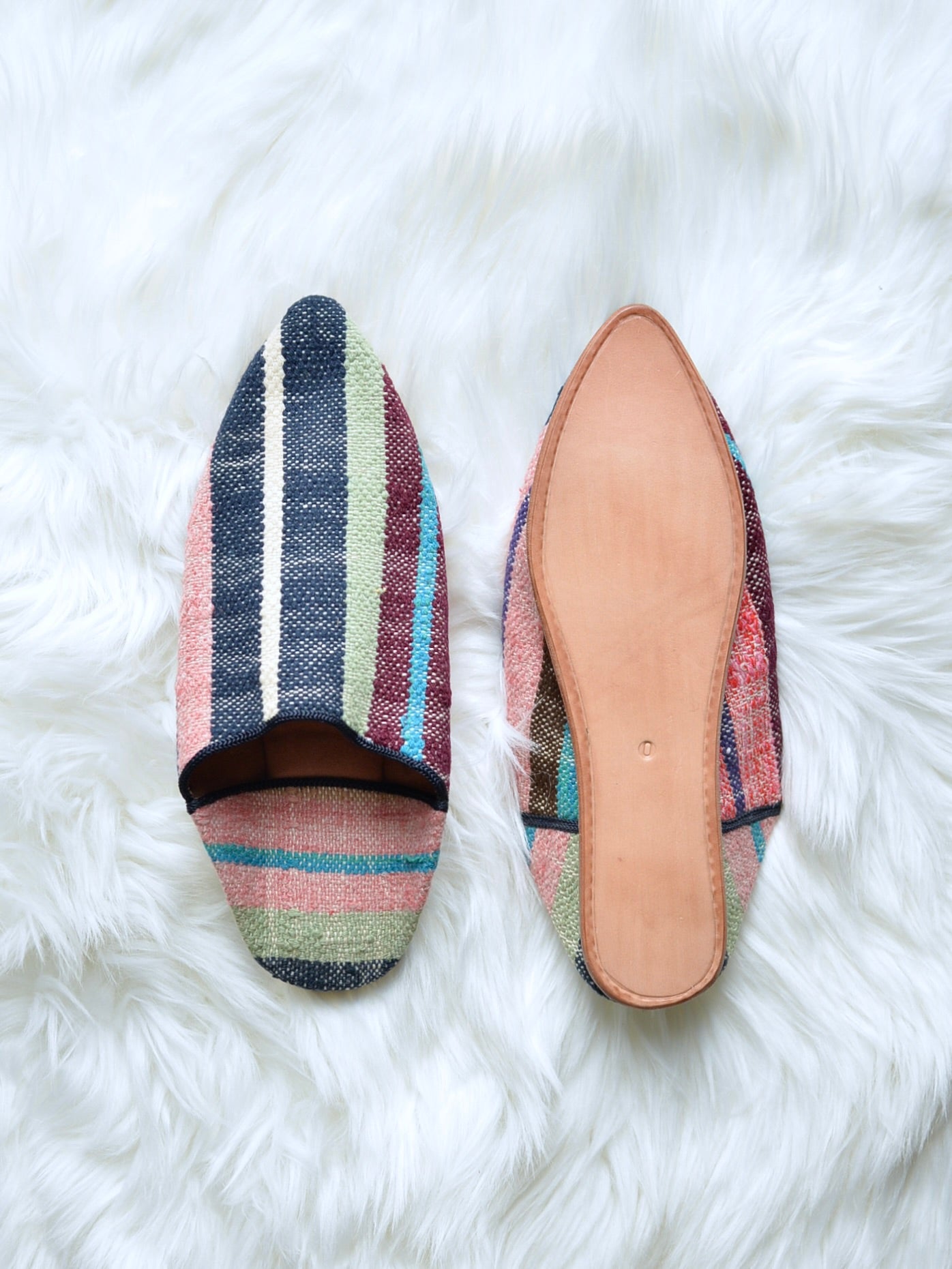 ヴィンテージHIKE 外履きバブーシュ(約24.5cm)