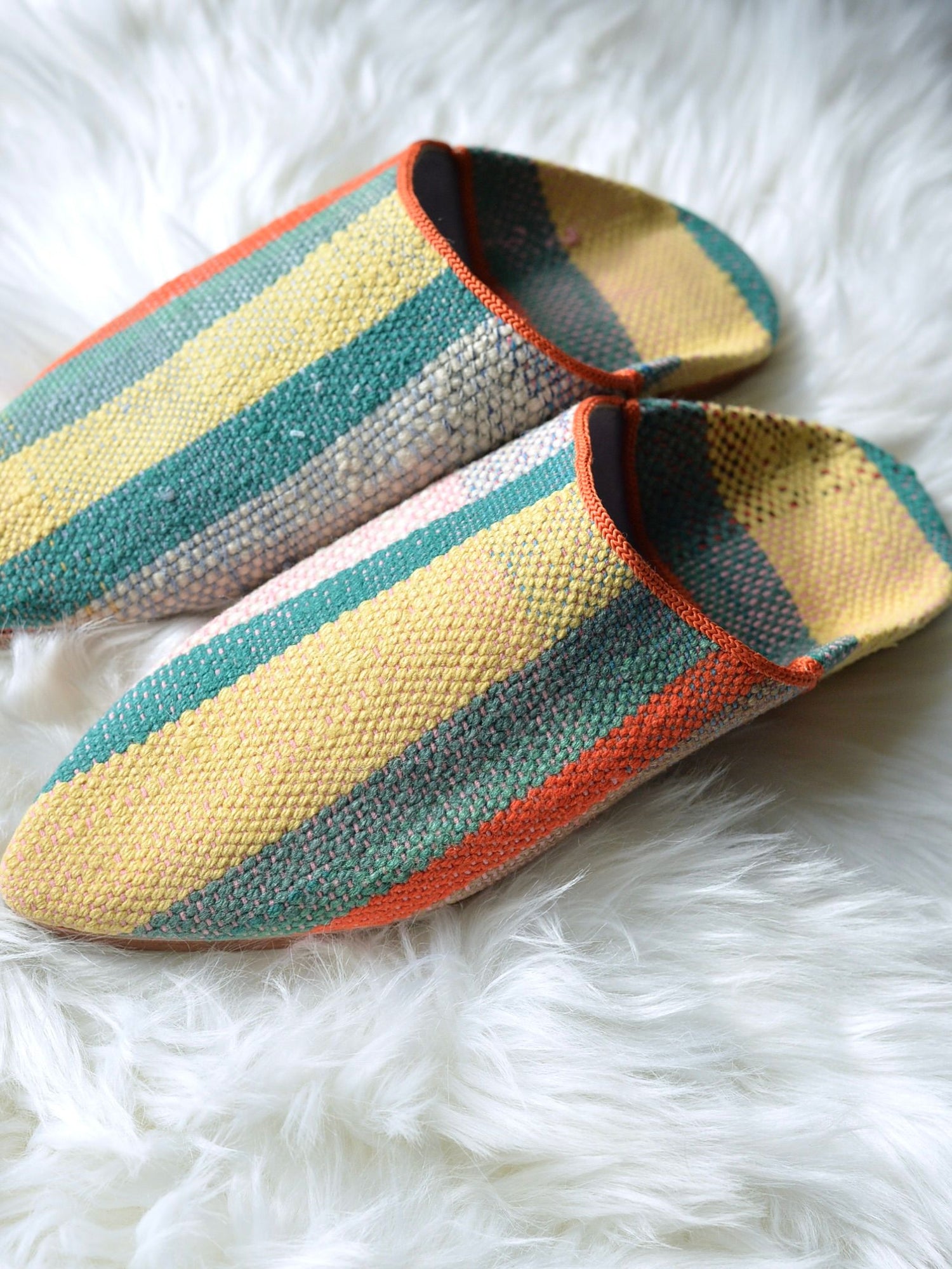 ヴィンテージHIKE 外履きバブーシュ(約24.5~25cm)