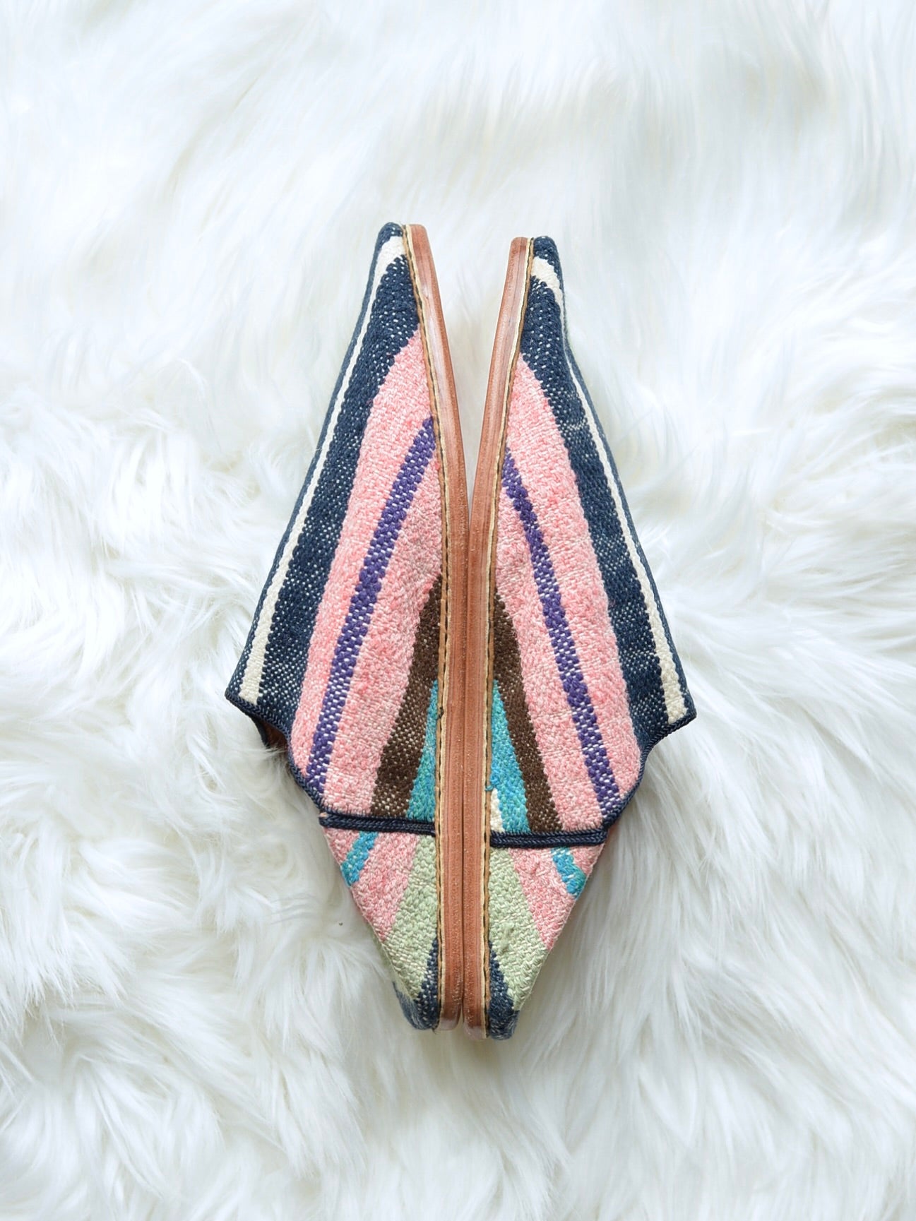 ヴィンテージHIKE 外履きバブーシュ(約24.5cm)