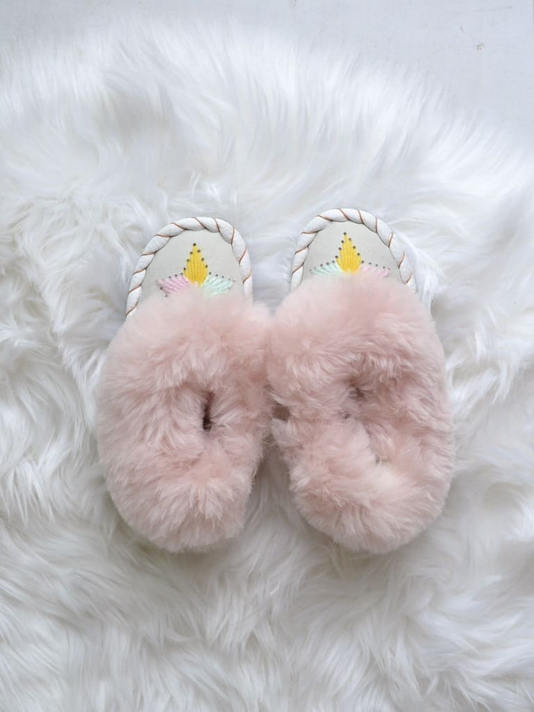 Kids シープスキン ルームシューズ (約17cm)