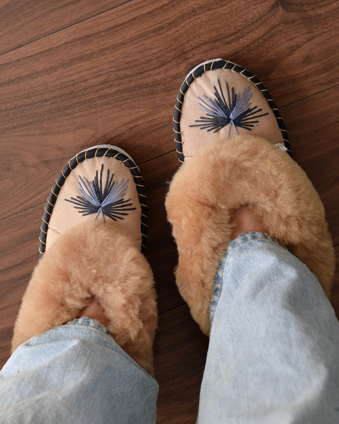 シープスキン ルームシューズ