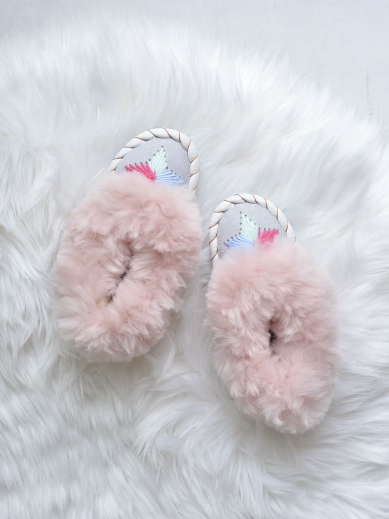 Kids シープスキン ルームシューズ (約17cm)