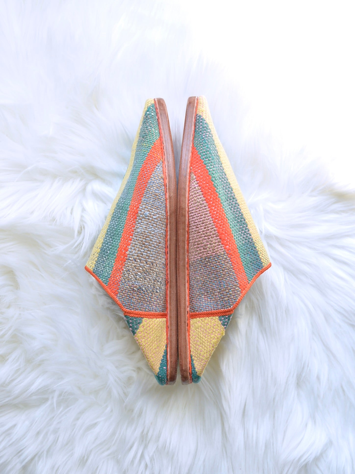 ヴィンテージHIKE 外履きバブーシュ(約24.5~25cm)