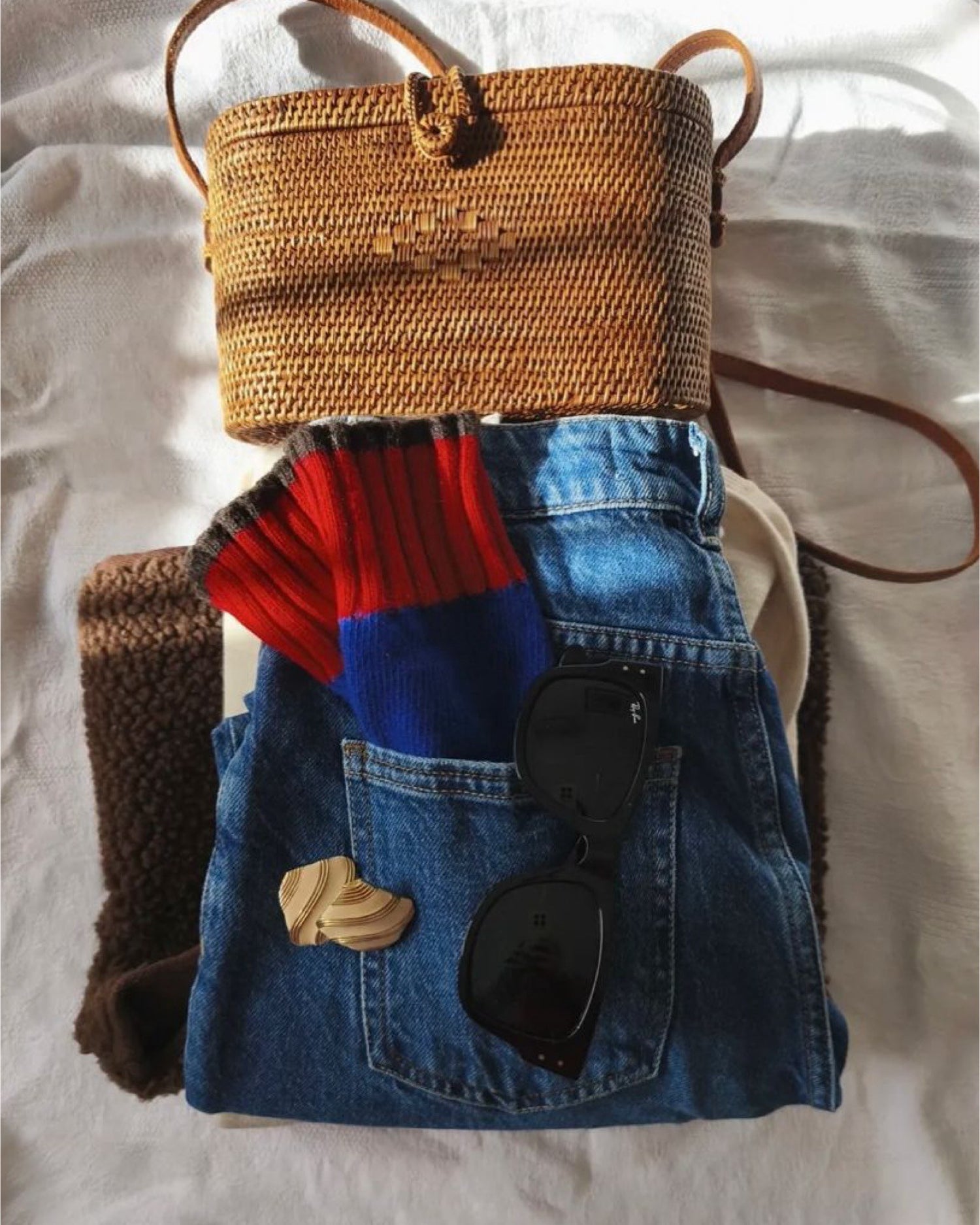 カシミヤブレンド ニット フィンガーレスグローブ ハンドウォーマー