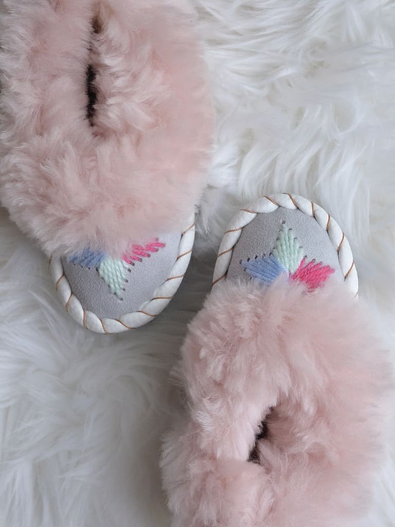 Kids シープスキン ルームシューズ (約17cm)