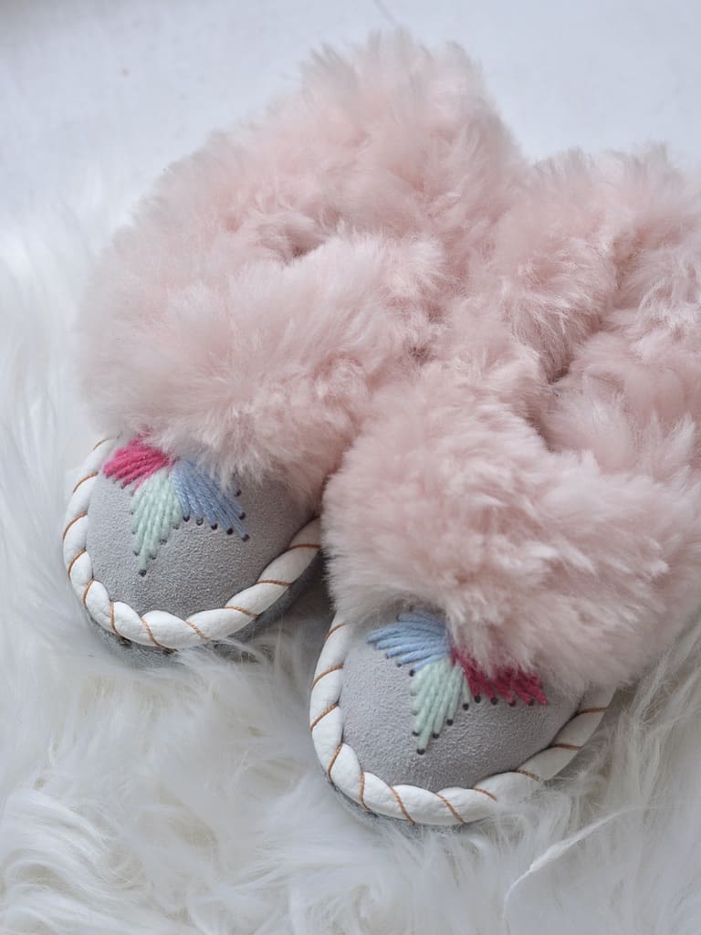 Kids シープスキン ルームシューズ (約17cm)