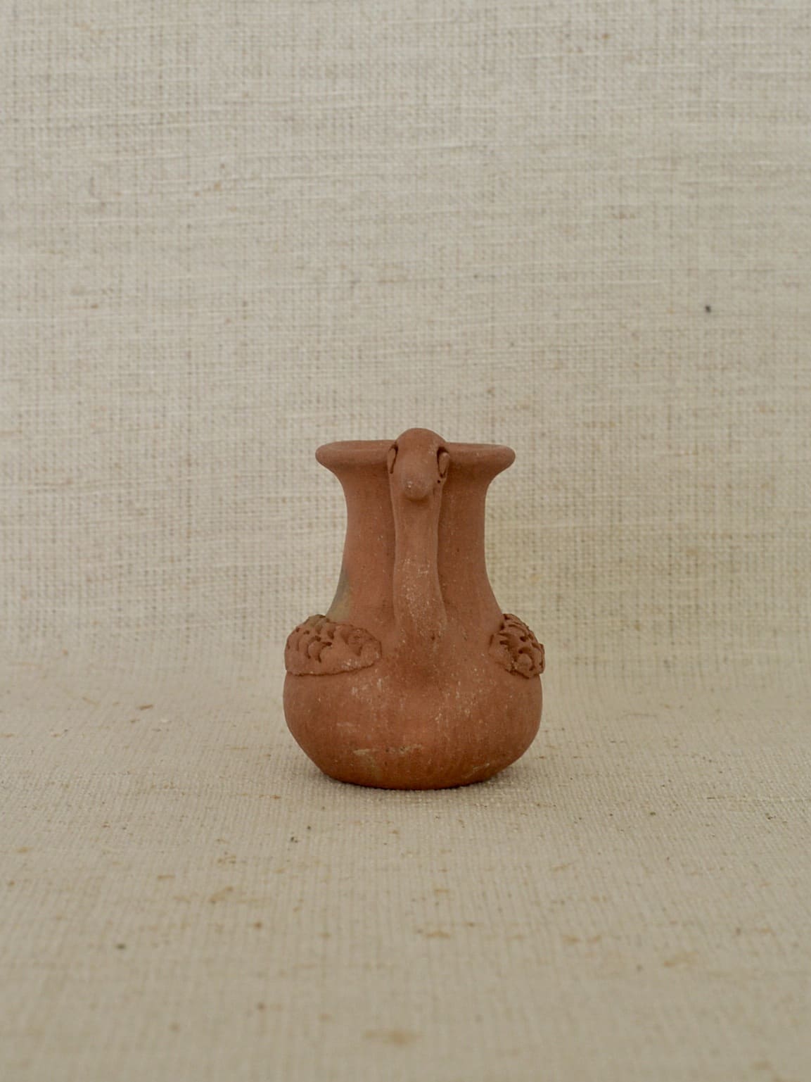 メキシコ 陶器 ミニフラワーベース 鳥