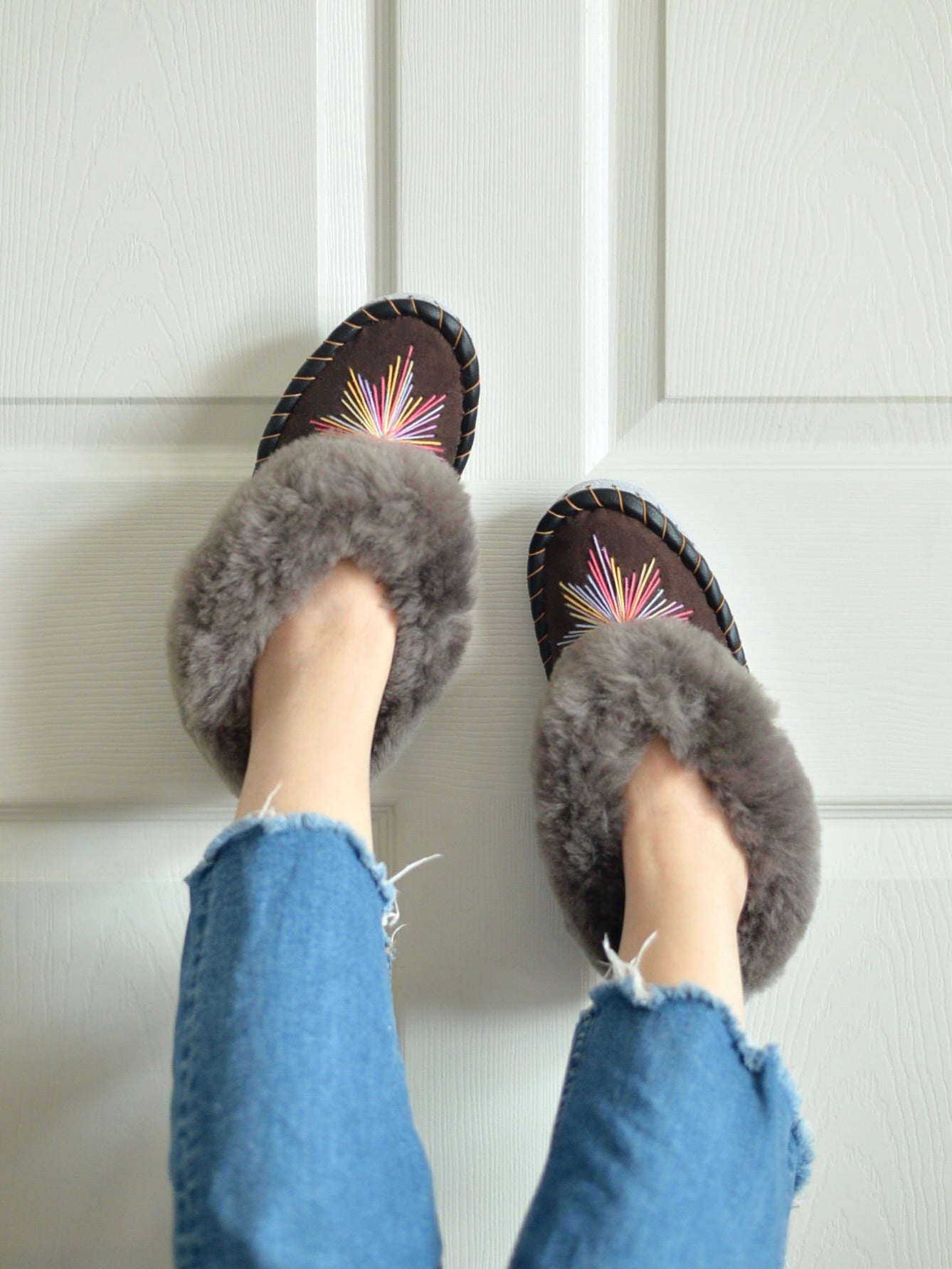 シープスキン ルームシューズ(約24~24.5cm)