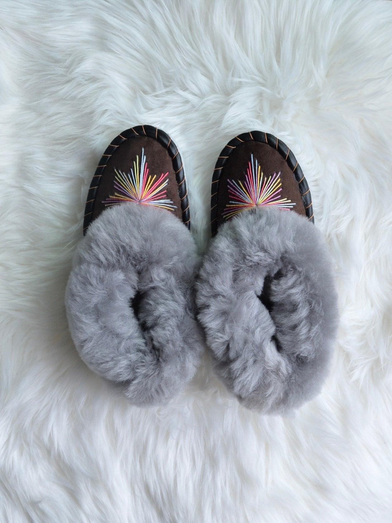 シープスキン ルームシューズ(約24~25cm)