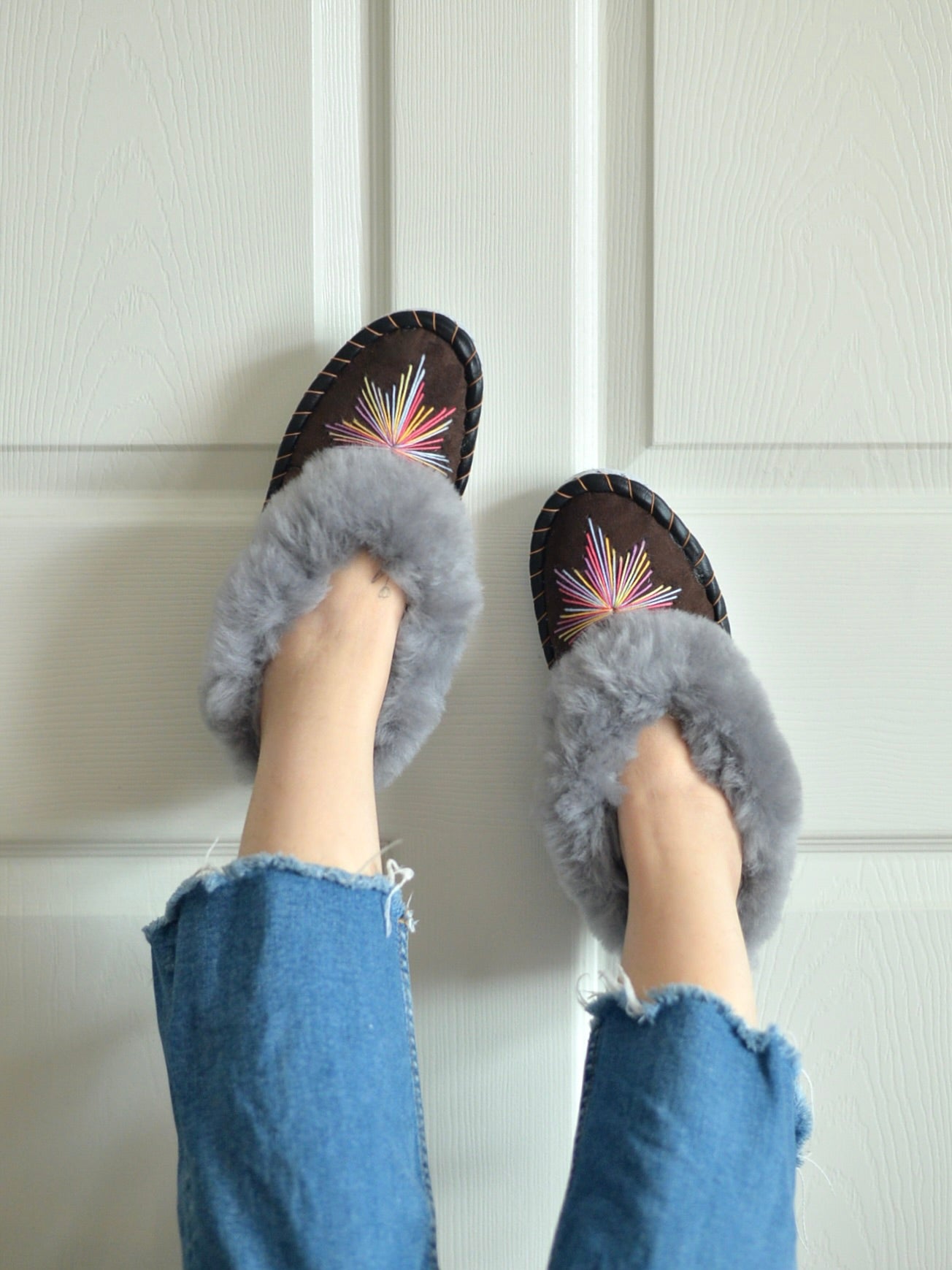 シープスキン ルームシューズ(約24~25cm)