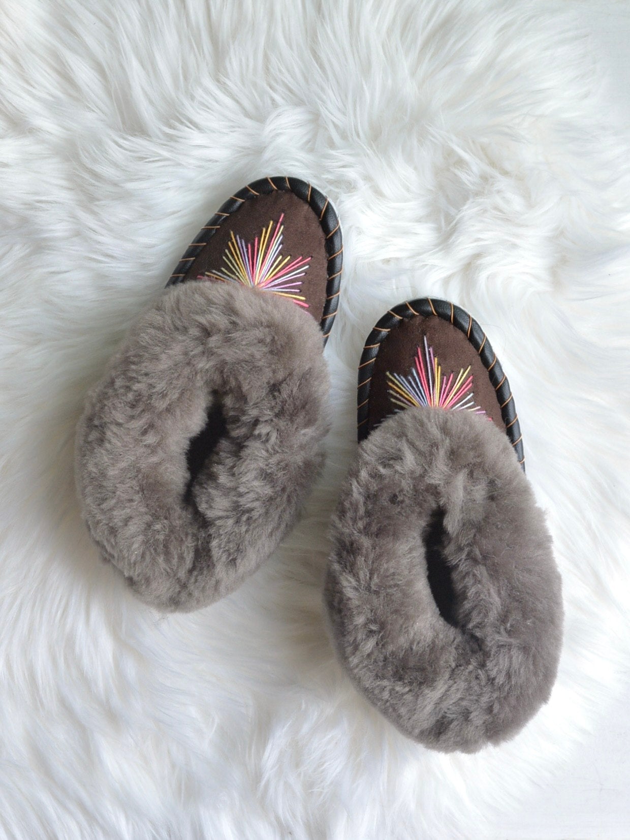 シープスキン ルームシューズ(約24~24.5cm)