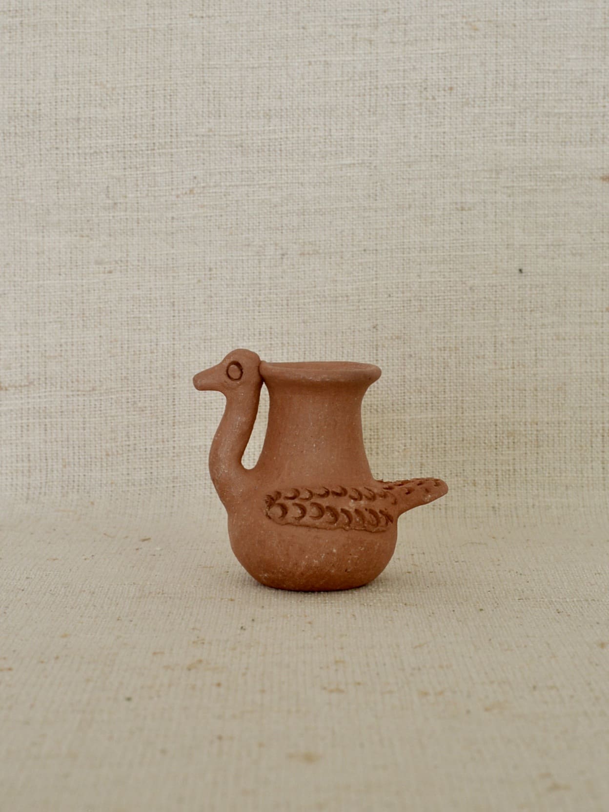 メキシコ 陶器 ミニフラワーベース 鳥