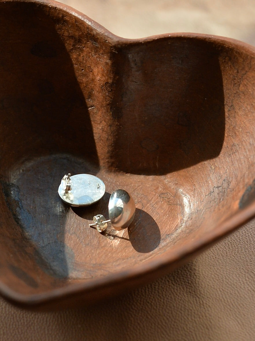 Mexican Silver925 オーバルピアス