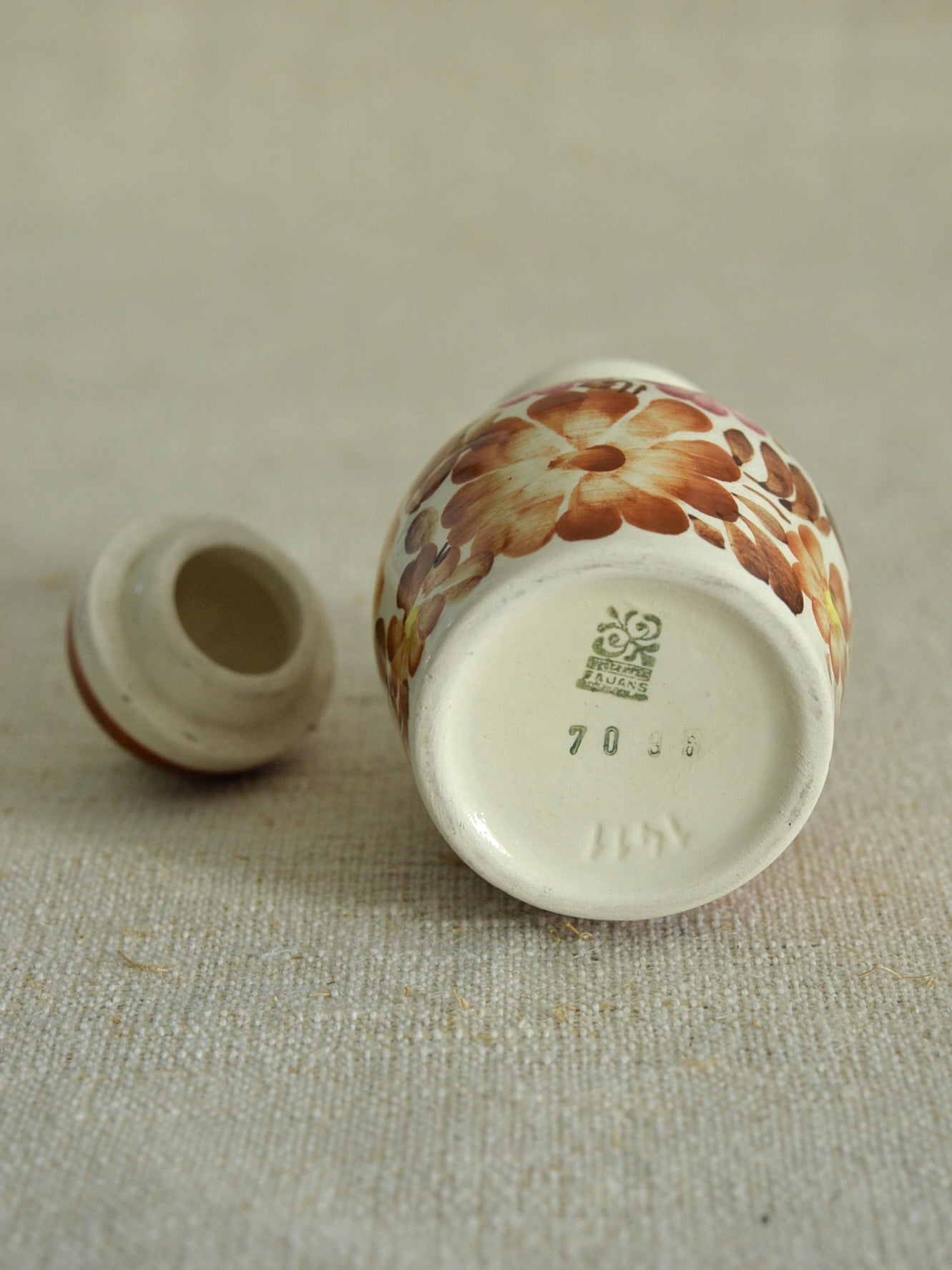 ヴィンテージ ヴウォツワヴェク陶器 ポット フラワーベース