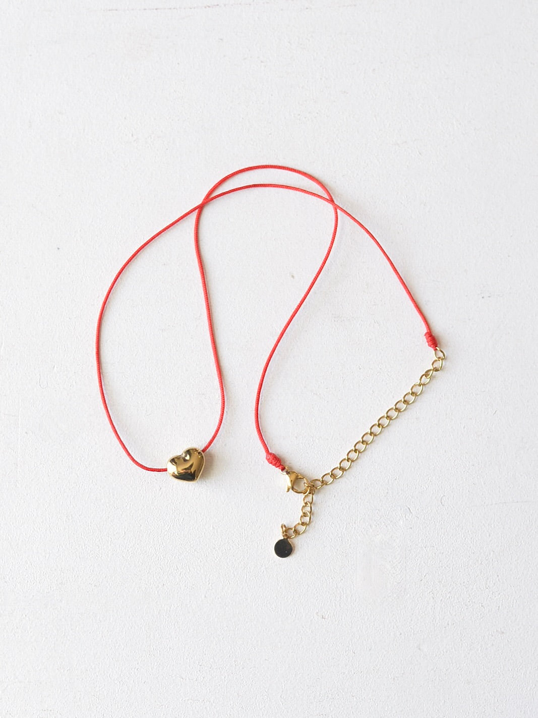 【再入荷予定】ハート コードネックレス