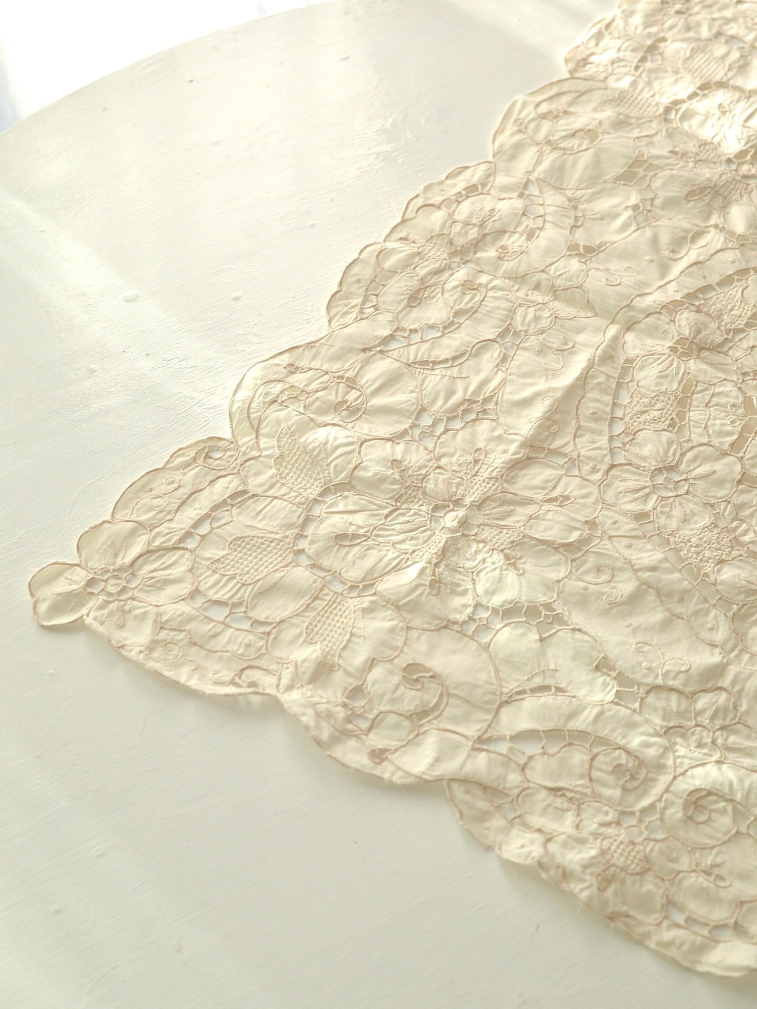 バテンレース クロス アイボリー