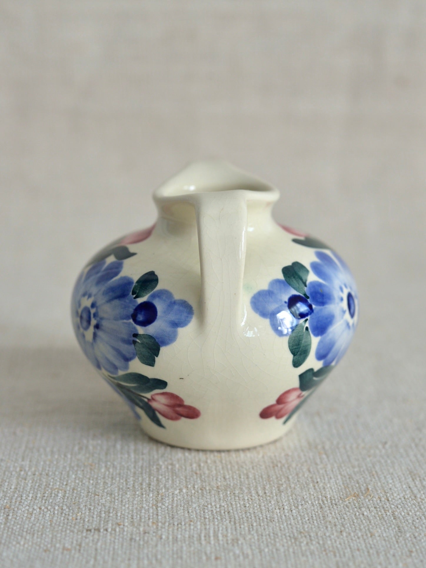 ヴィンテージ ヴウォツワヴェク陶器 フラワーベース