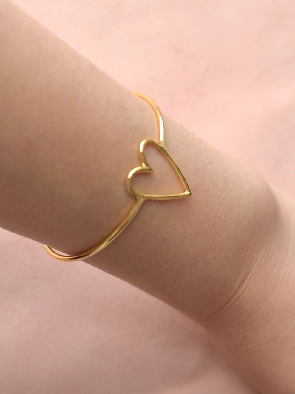 ハートラインバングル