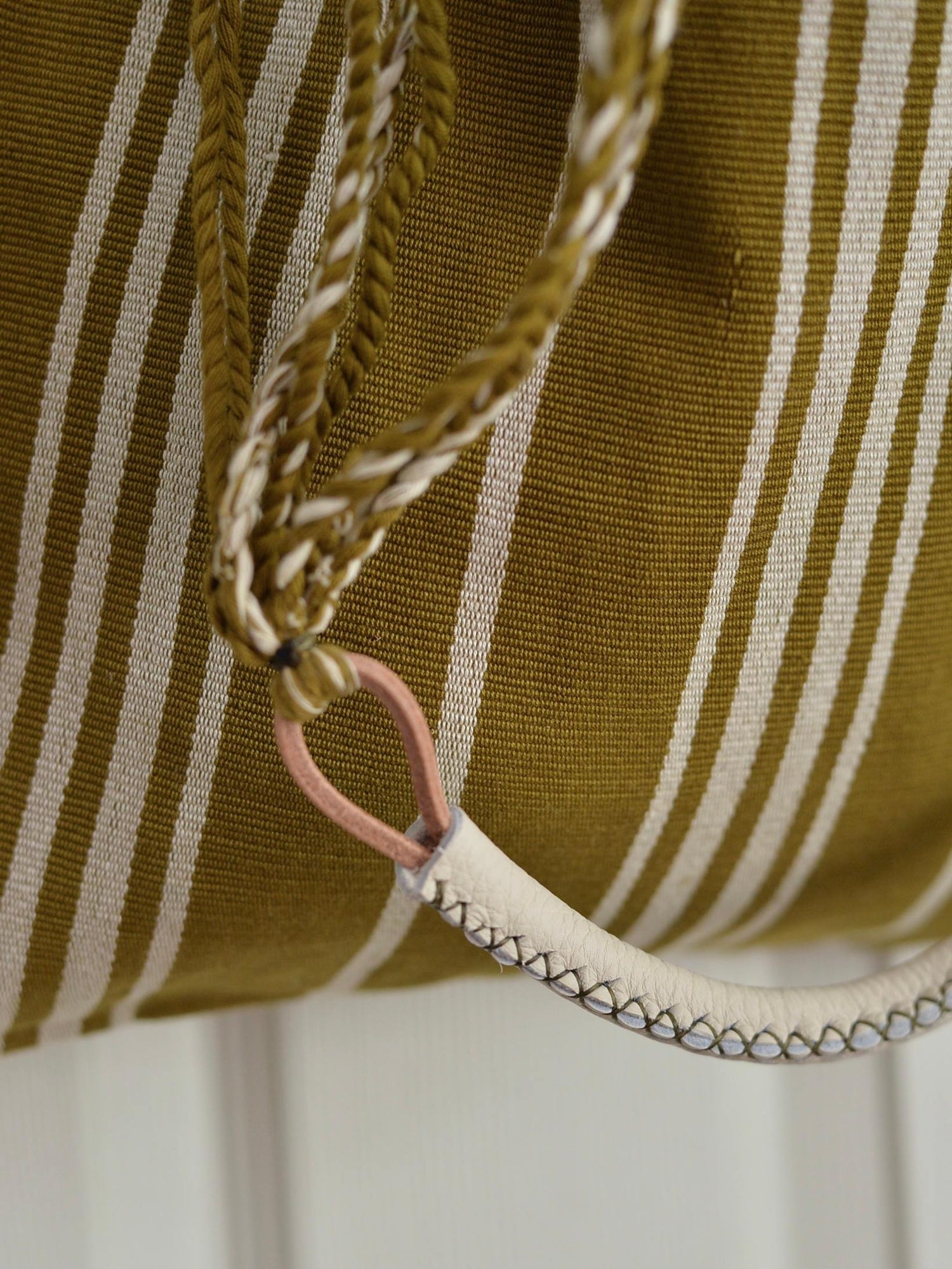 メキシコ ハンモックバッグ レザーハンドル