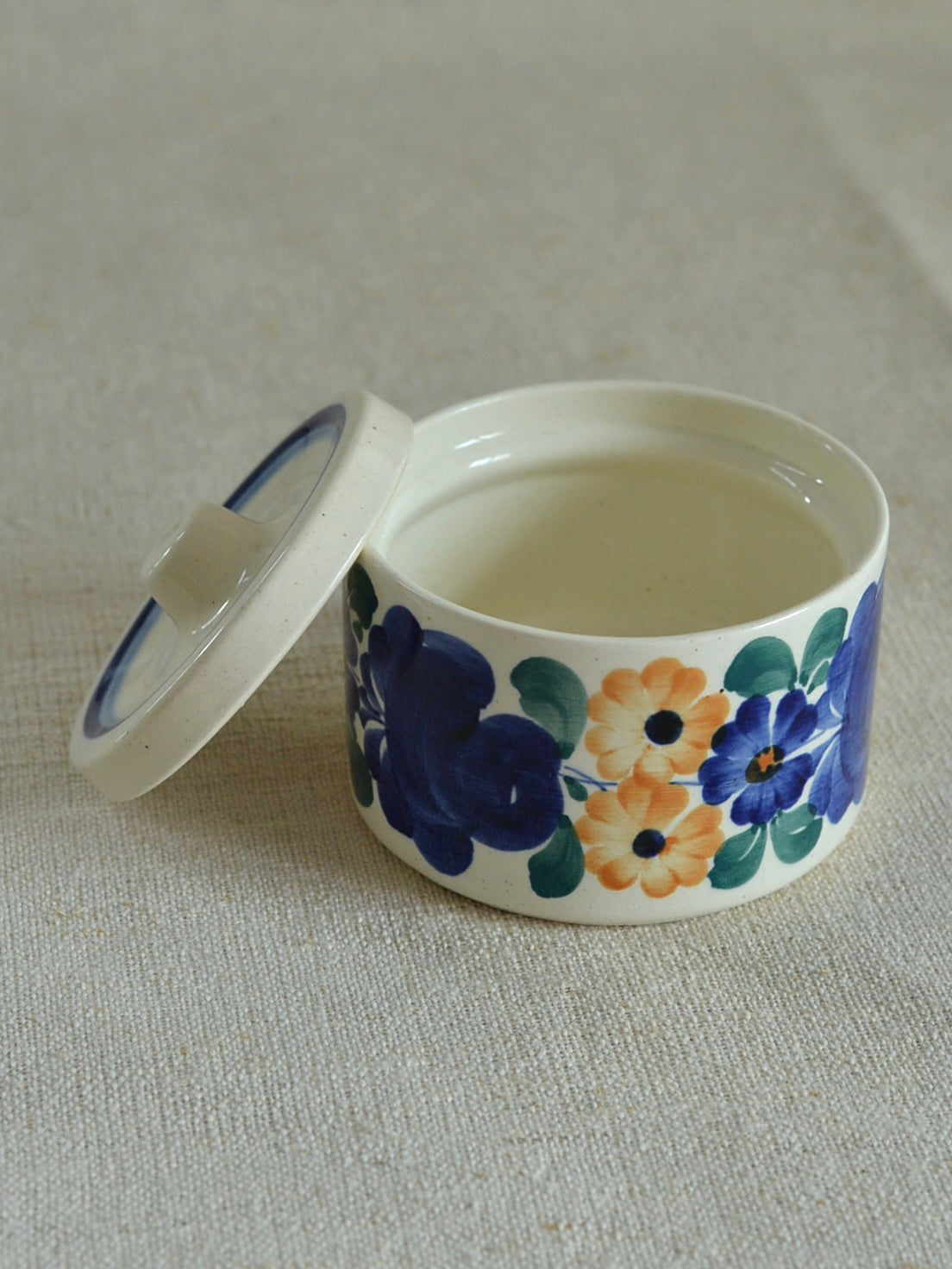 ヴィンテージ ヴウォツワヴェク陶器 シュガーポット