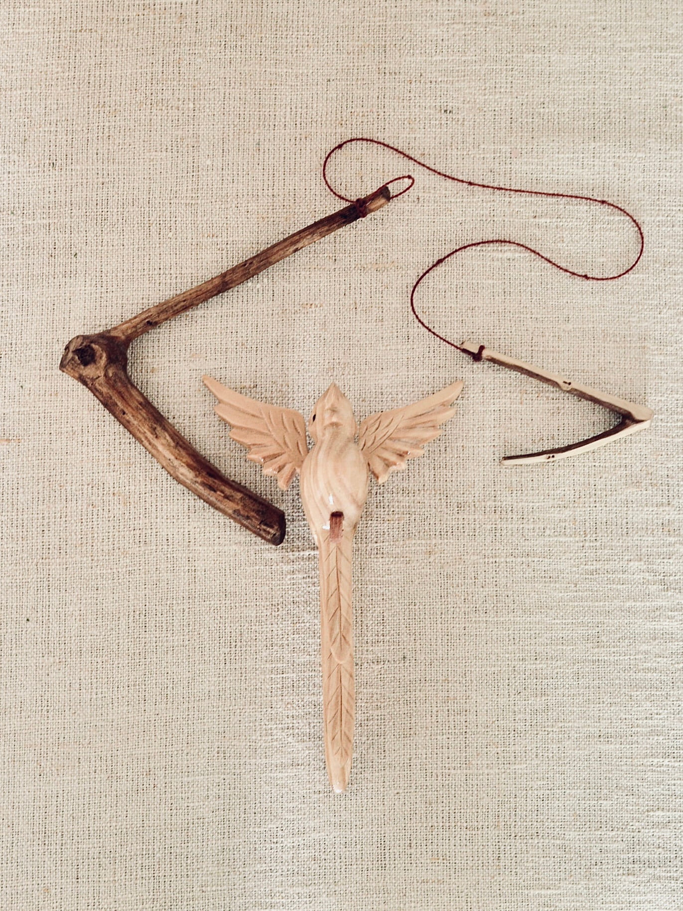 グアテマラ ケツァール ウッドオーナメント