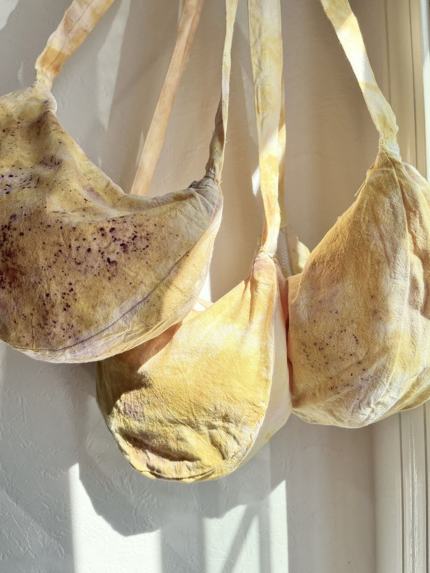 メキシコ 天然染め ボタニカルダイ ラウンドミニショルダーバッグ