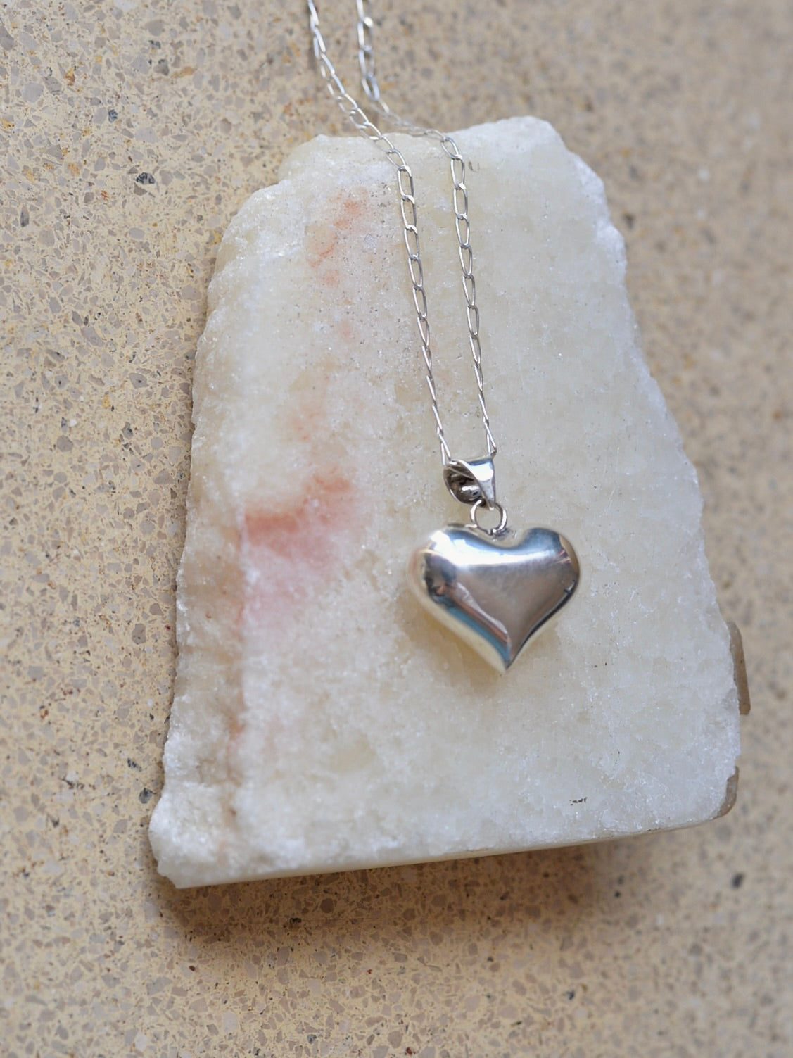 【1/22頃発送予定】Mexican Silver925 ハートネックレス