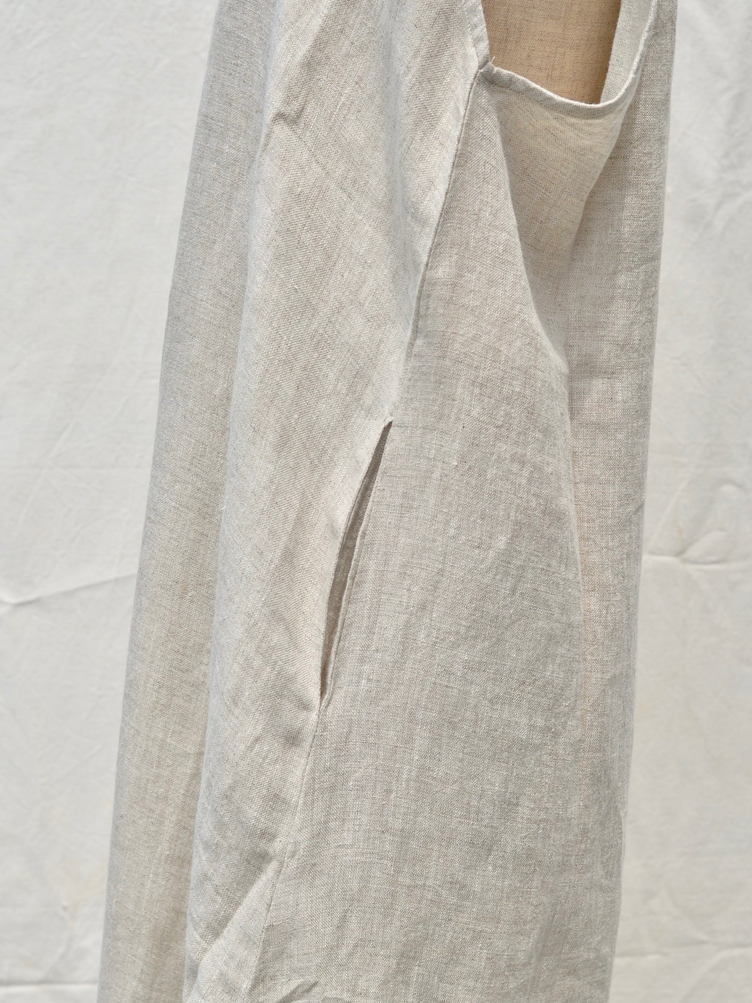 リネン ジレ Flax Natural