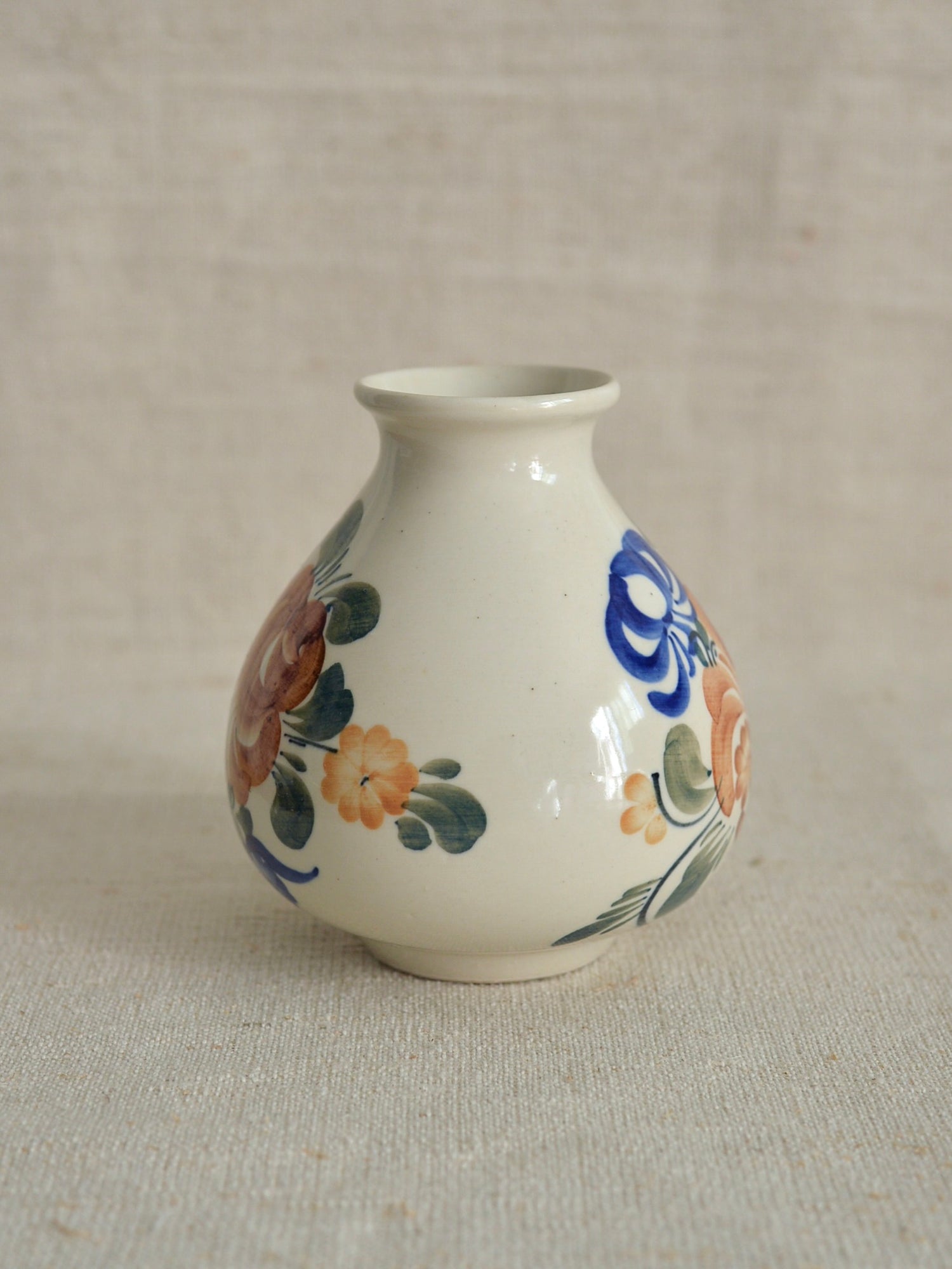 ヴィンテージ ヴウォツワヴェク陶器 フラワーベース