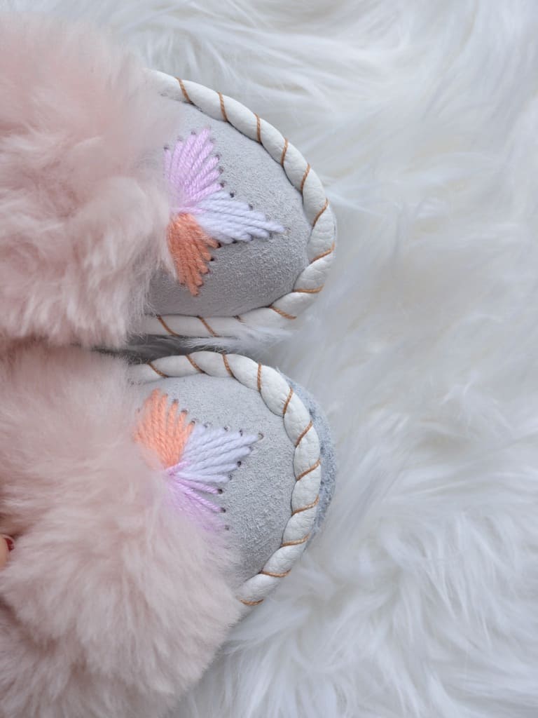 Kids シープスキン ルームシューズ (約17cm)