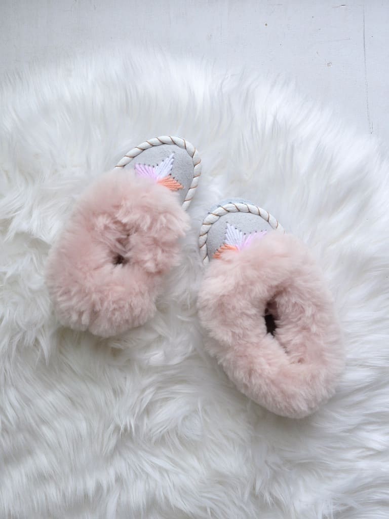 Kids シープスキン ルームシューズ (約17cm)