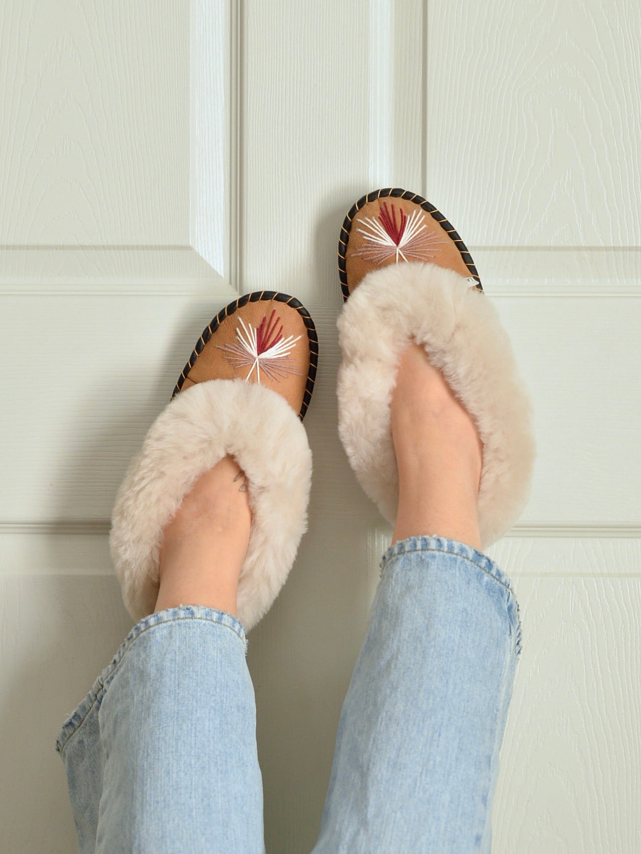 シープスキン ルームシューズ