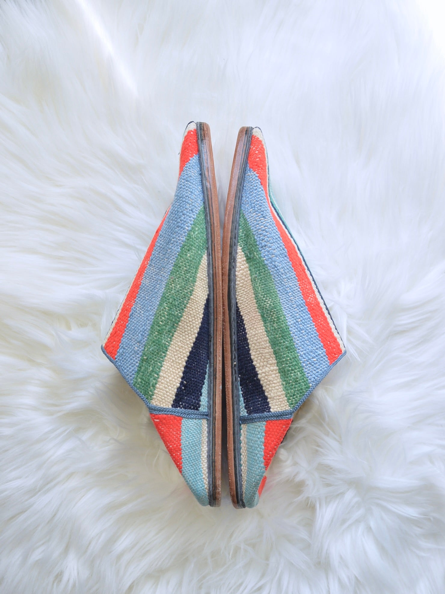 ヴィンテージHIKE 外履きバブーシュ(約24.5~25cm)