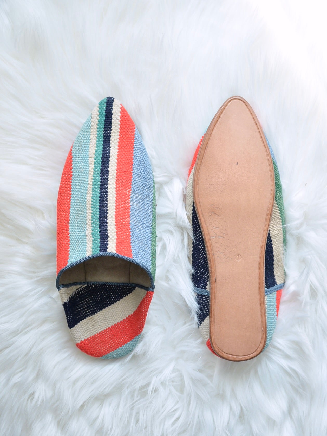 ヴィンテージHIKE 外履きバブーシュ(約24.5~25cm)