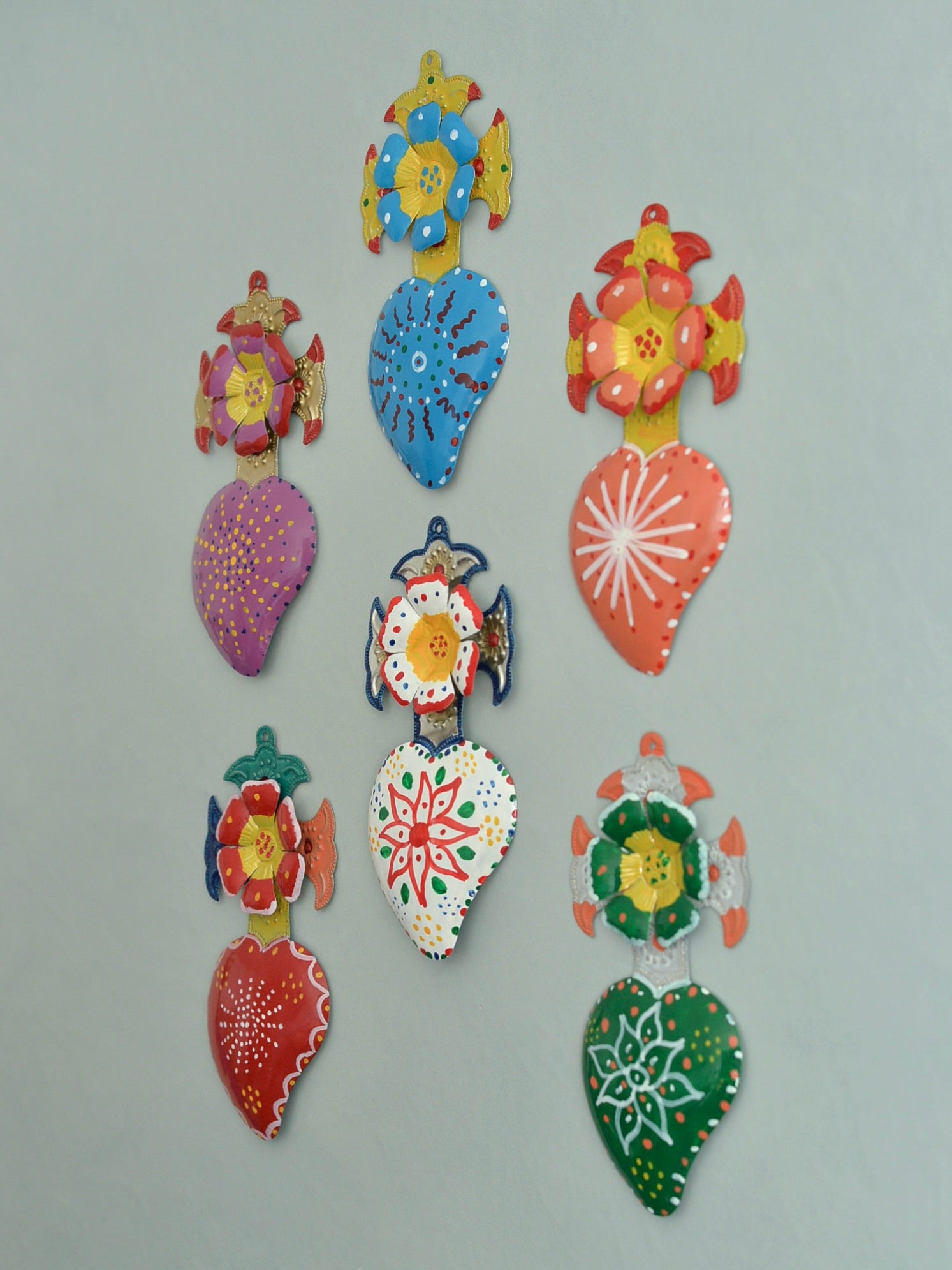 メキシコ ブリキ 壁掛けオーナメント オハラタ