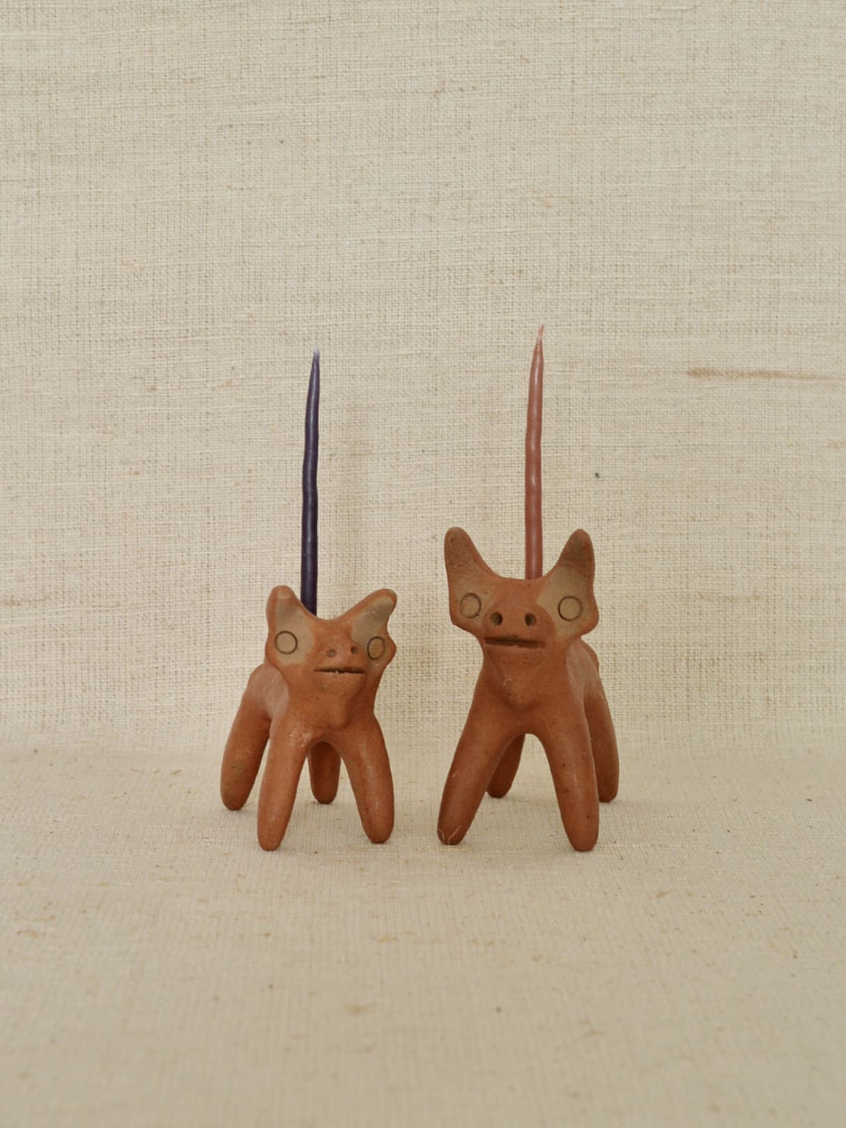 メキシコ 牛 キャンドルホルダー 燭台 MINI&S