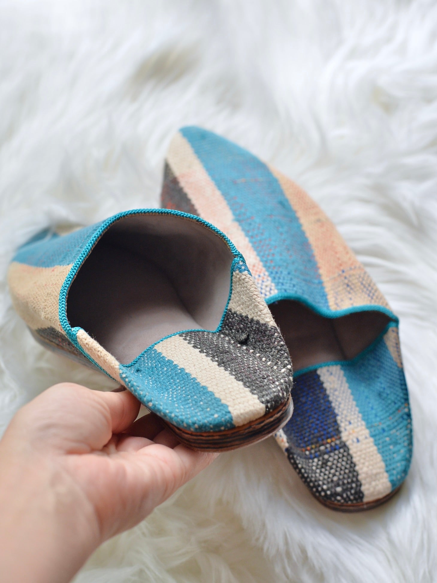 ヴィンテージHIKE 外履きバブーシュ(約24.5cm)