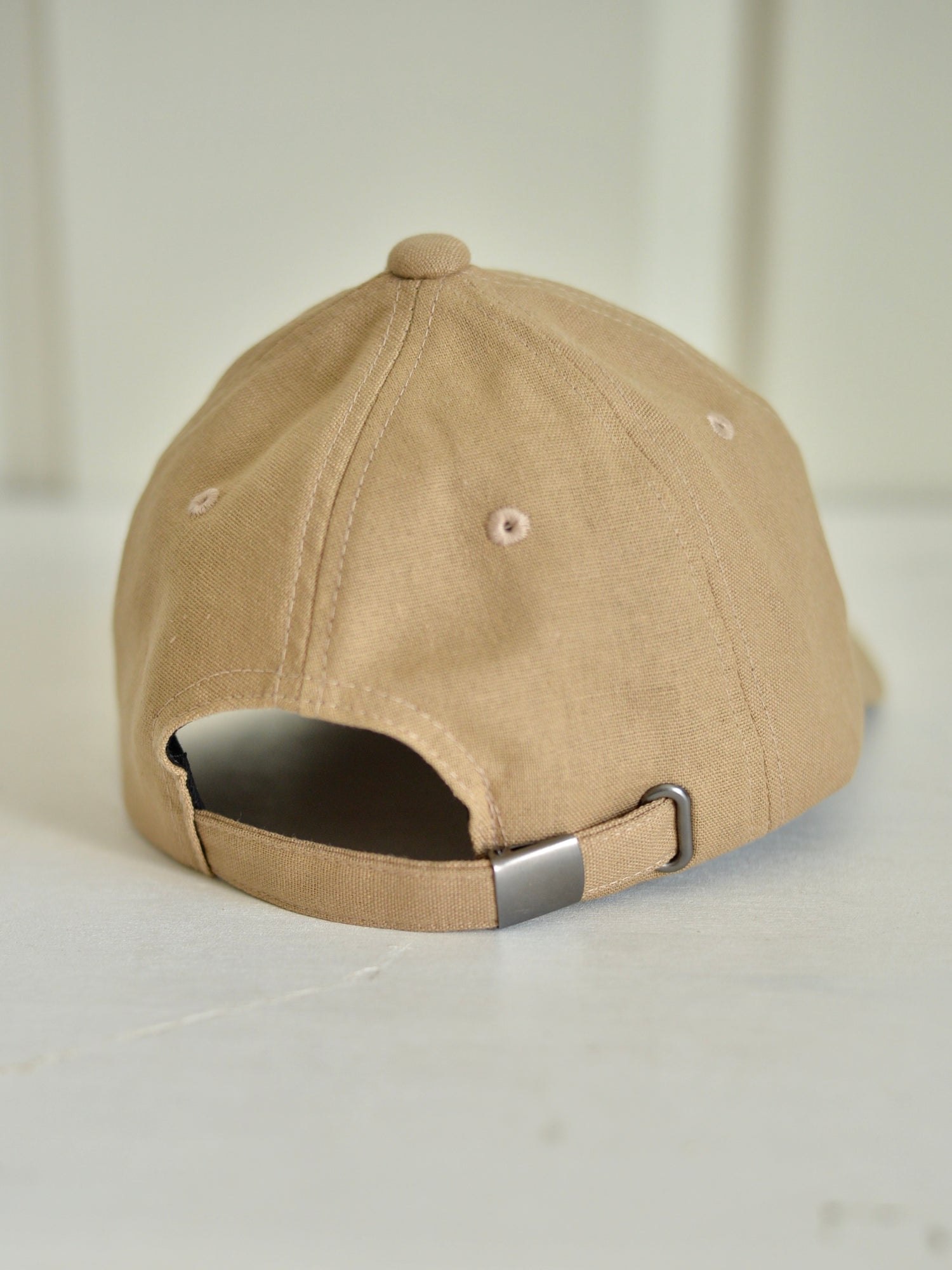 コットン&リネン サイドロゴ キャップ