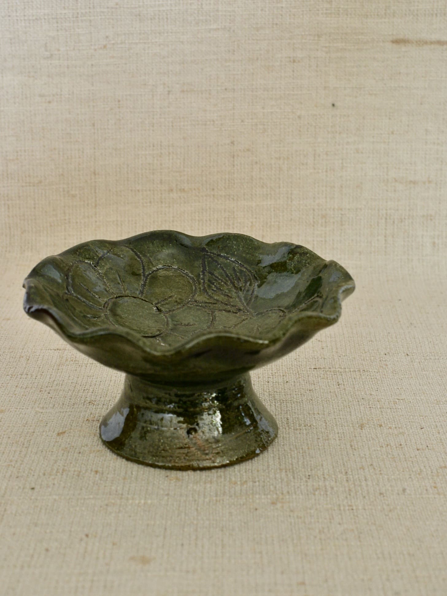 メキシコ 陶器 グリーン